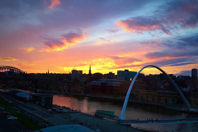 Ferienwohnung Stunning With Amazing Views Newcastle upon Tyne Exterior foto